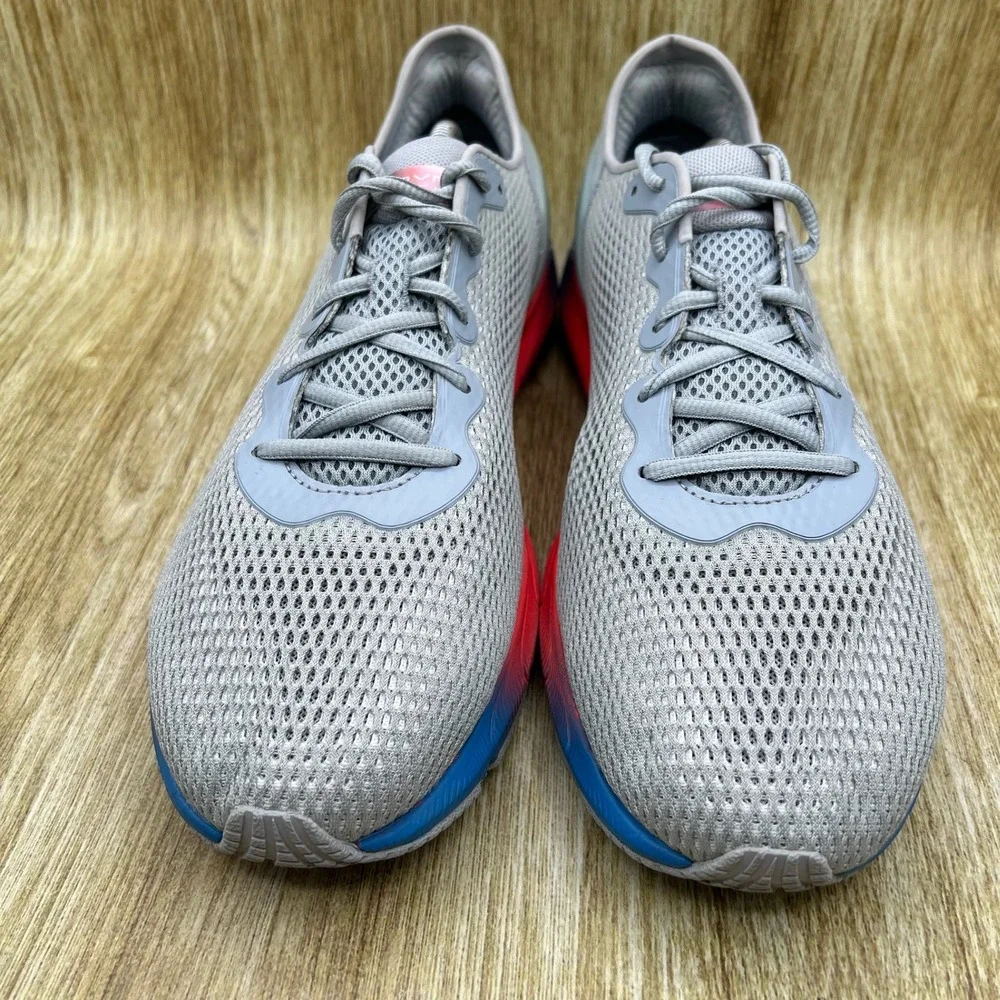 Under Armour HOVR Sonic 4 Men's Size 12 Grey Red Blue Running Shoes 3023997-100